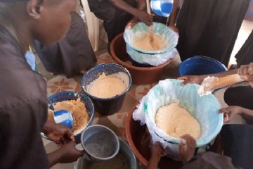 Preparazione del "latte" di soia